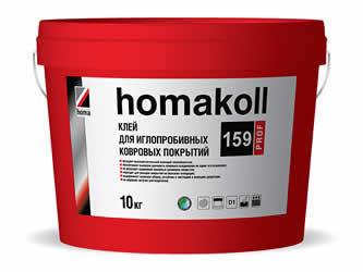 HOMAKOLL 159 Prof. ХОМАКОЛЛ 159 Проф. Клей для иглопробивных ковровых напольных покрытий.