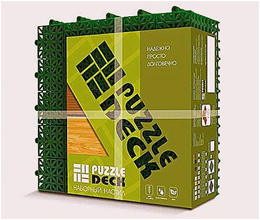 Модульное напольное пластиковое покрытие Puzzle Deck